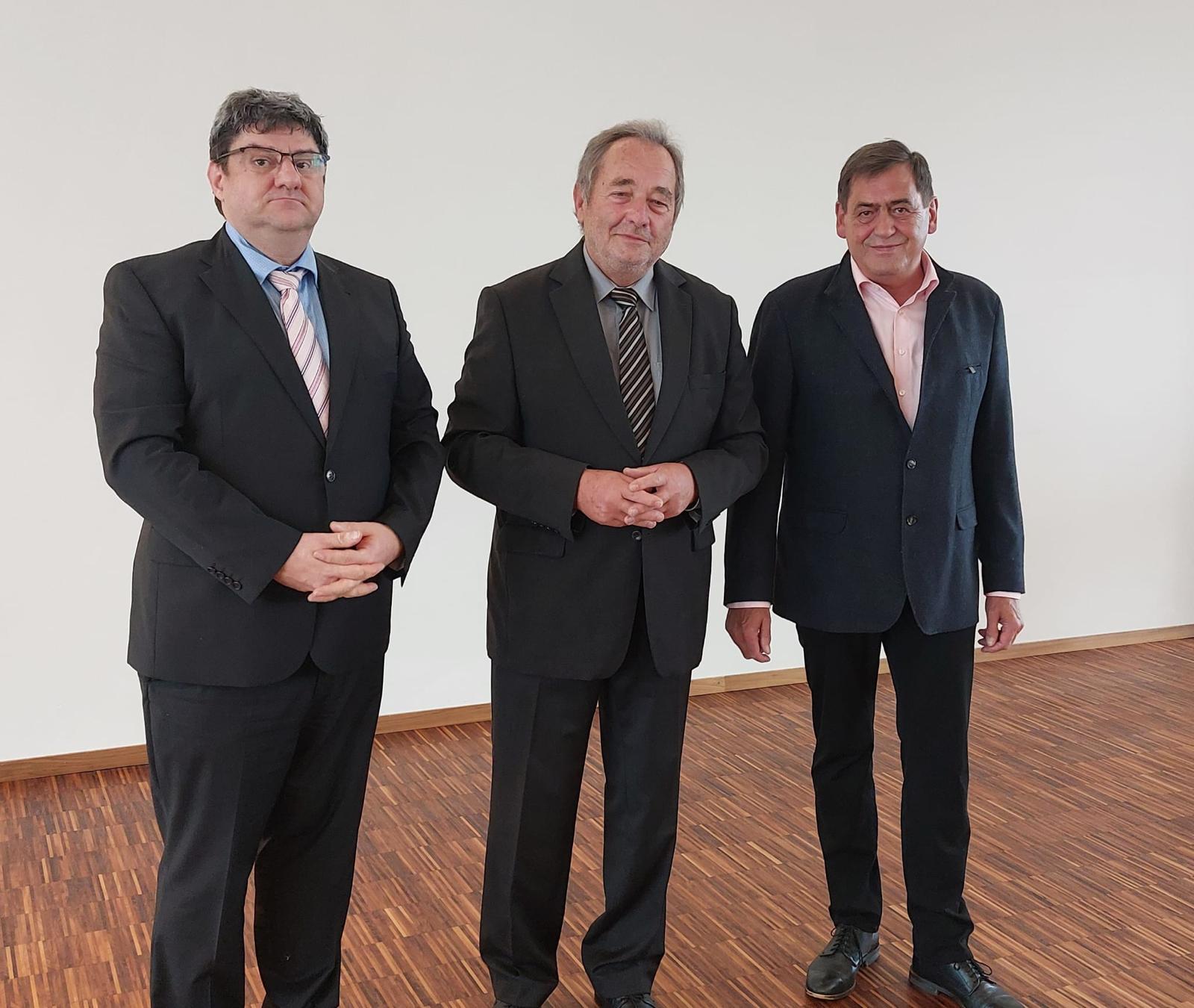 Silvio Laguzzi, Siegfried Wittlinger, Siegfried Unseld